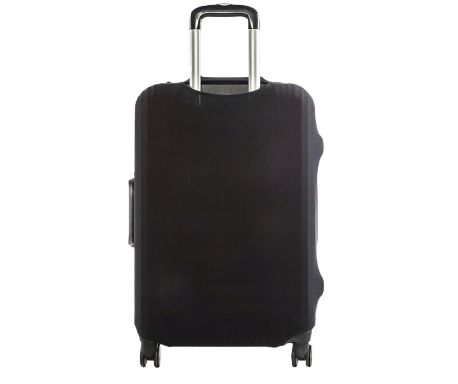 Pokrowiec ochronny na walizkę podróżną L 70 x 47 x 30 cm Czarny Spandex + Poliester
