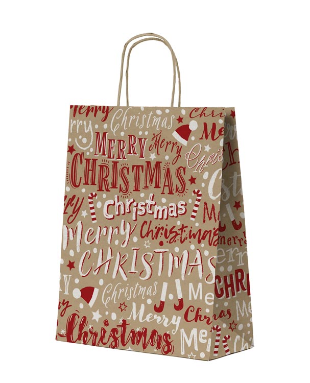 Świąteczna torba papierowa - seria "Christmas"