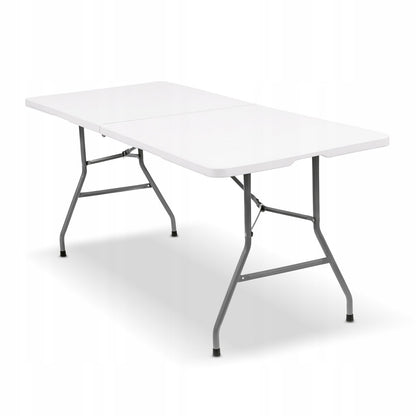 Stół cateringowy składany 180x70 cm - STÓŁ TURYSTYCZNY OGRODOWY ROZKŁADANY WALIZKA BANKIETOWY NA IMPREZY CAMPING I GRILL