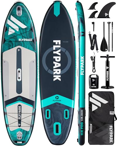 DESKA SUP DO PŁYWANIA 335 cm zielono-czarna