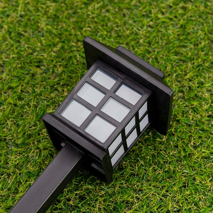 Lampion Solarny LED Ogrodowy Domek 6 szt