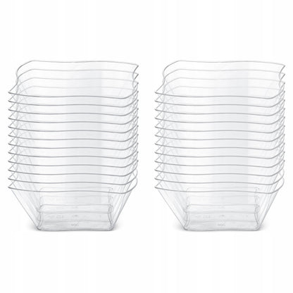 Pucharki wielorazowe WAVE 150ml do deserów 24 szt.