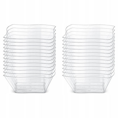Pucharki wielorazowe WAVE 150ml do deserów 24 szt.