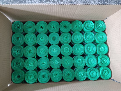 Worki na śmieci 60L zielone ALLBAG