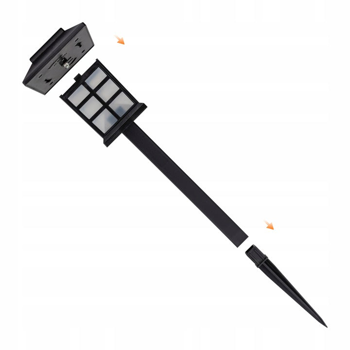 Lampion Solarny LED Ogrodowy Domek 6 szt