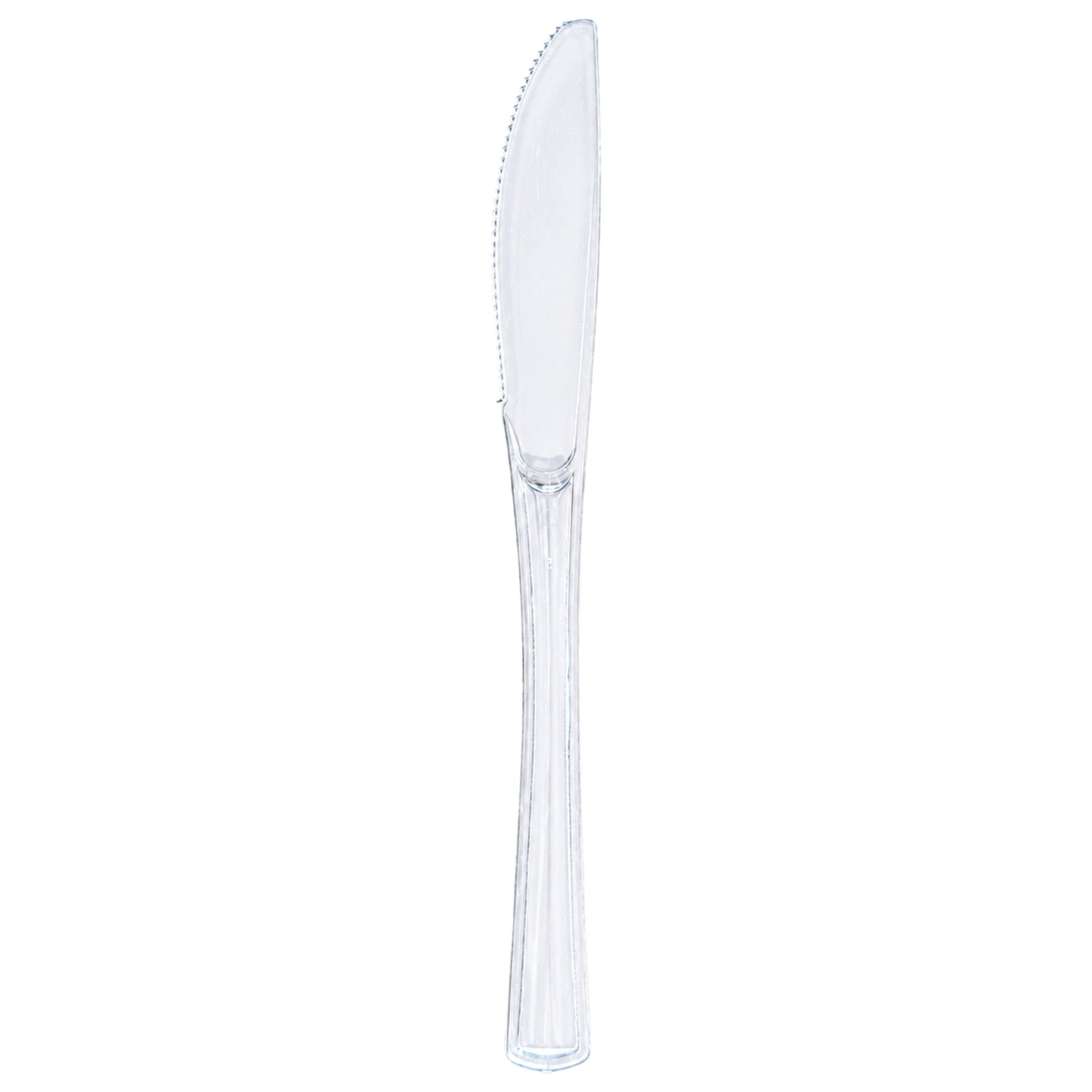Plastikowe noże wielorazowe 50 szt mocne grube - SZTUĆCE PLASTIKOWE TRANSPARENTNE PREMIUM IMPREZA CATERING GRILL PRZYJĘCIE EVENT