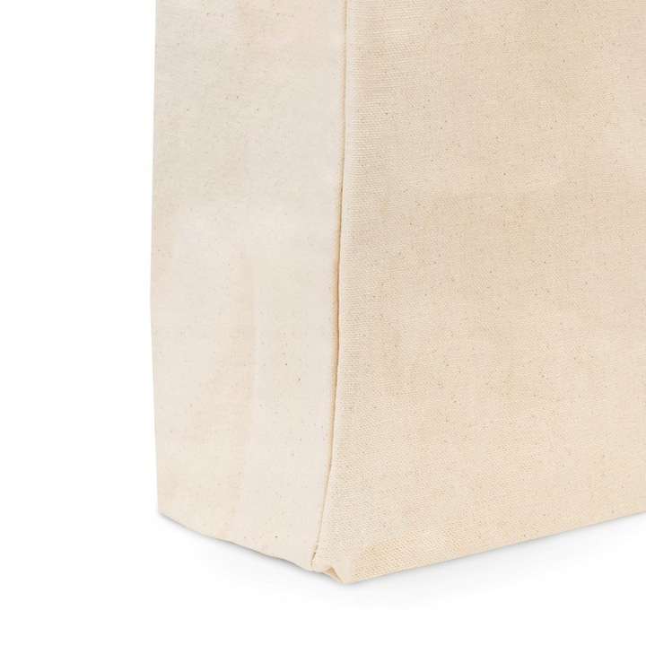 Torba bawełniana na zakupy BARDZO DUŻA I POJEMNA  45x12x35cm ECRU 280g ECO