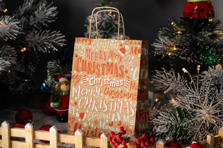 Świąteczna torba papierowa - seria "Christmas"