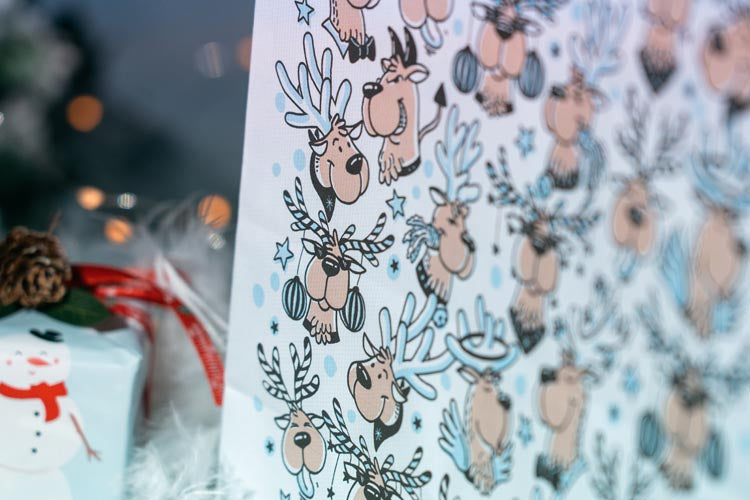 Świąteczna torba papierowa seria - "Christmas"