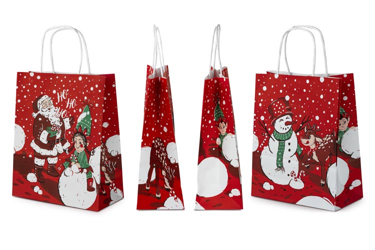 Świąteczna torba papierowa - seria "Christmas"