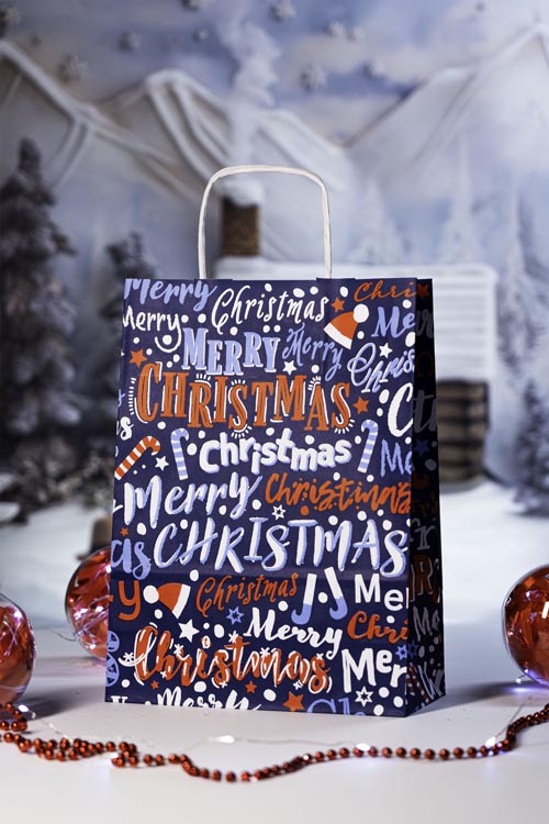 Świąteczna torba papierowa - seria "Christmas"