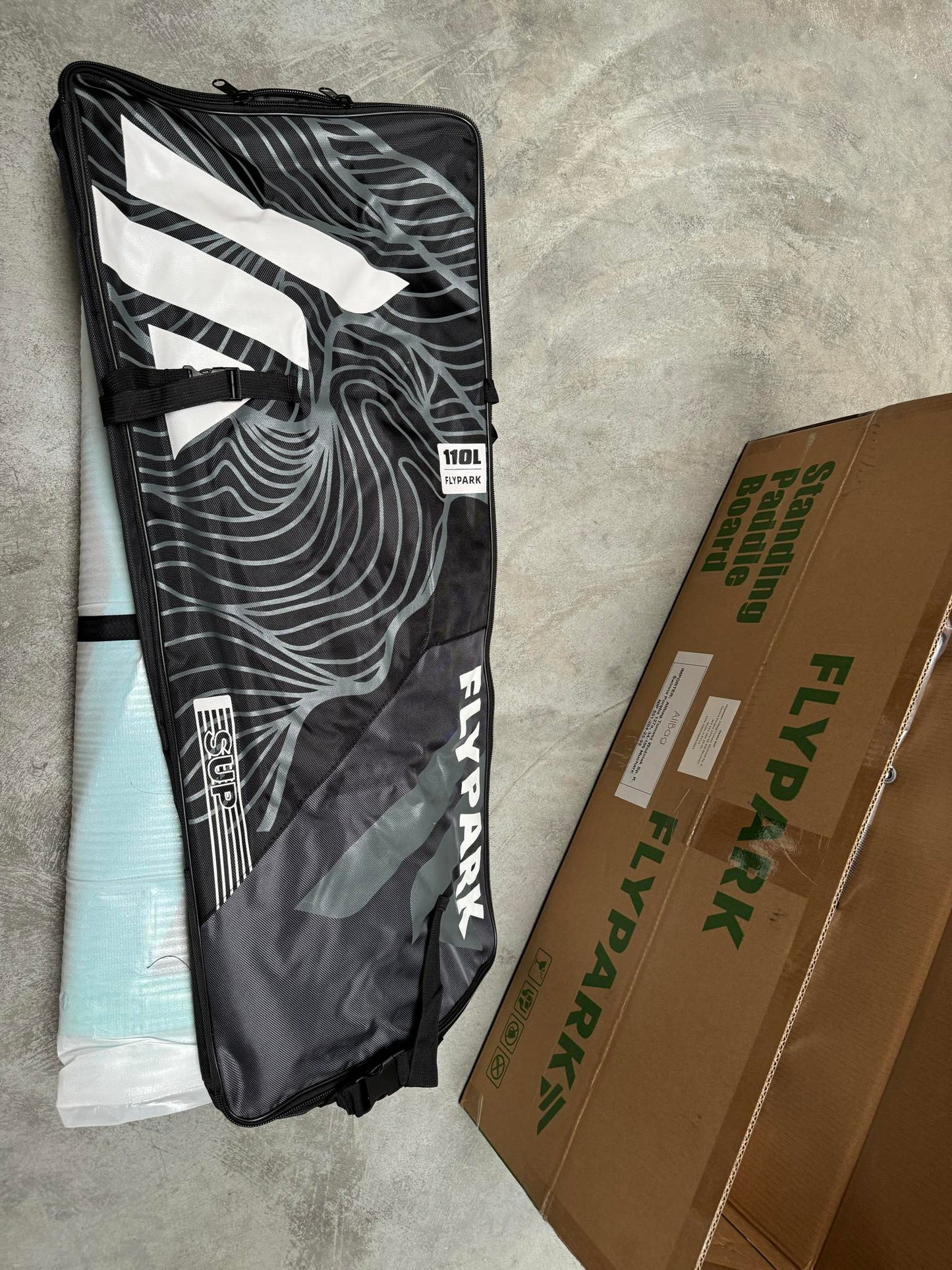 DESKA SUP DO PŁYWANIA 335 cm NIEBIESKA