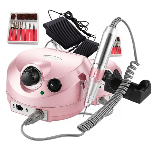 Frezarka do paznokci 65W profesjonalna – ZESTAW MANICURE PEDICURE + FREZY, REGULACJA OBROTÓW, MOCNA