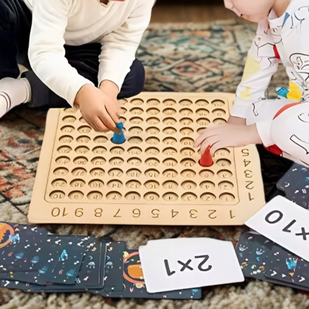 Gra edukacyjna dla dzieci - TABLICZKA MNOŻENIA - plastikowa