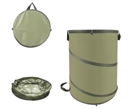 Foldable garden waste bin for leaves and garden waste