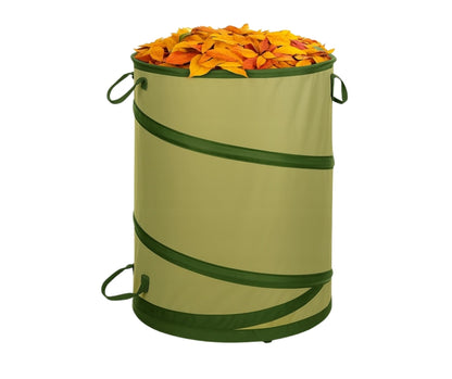Foldable garden waste bin for leaves and garden waste