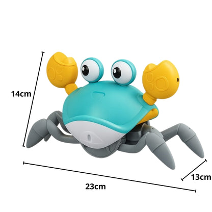 Uciekający krab - zabawka stymulująca, pomagająca raczkować