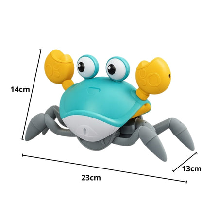 Uciekający krab - zabawka stymulująca, pomagająca raczkować