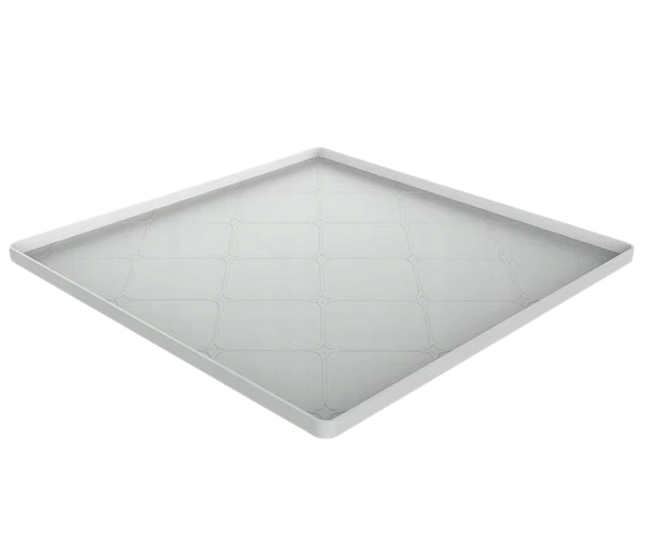 A mat for the waste bin under the kitchen sink