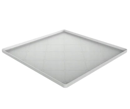 A mat for the waste bin under the kitchen sink