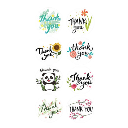 Naklejki na prezenty, upominki, pudełka - NALEPKI ŚWIĄTECZNE - "THANK YOU" - RÓŻNE WZORY