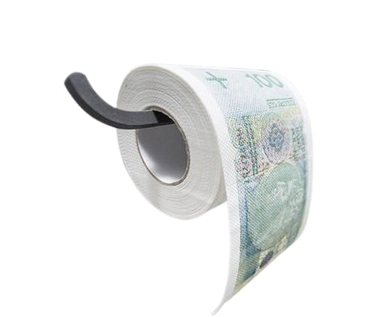 Papier toaletowy z nadrukiem banknotów - ZABAWNY GADŻET IMPREZOWY