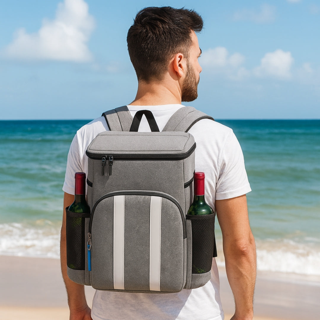 Thermal backpack for a picnic