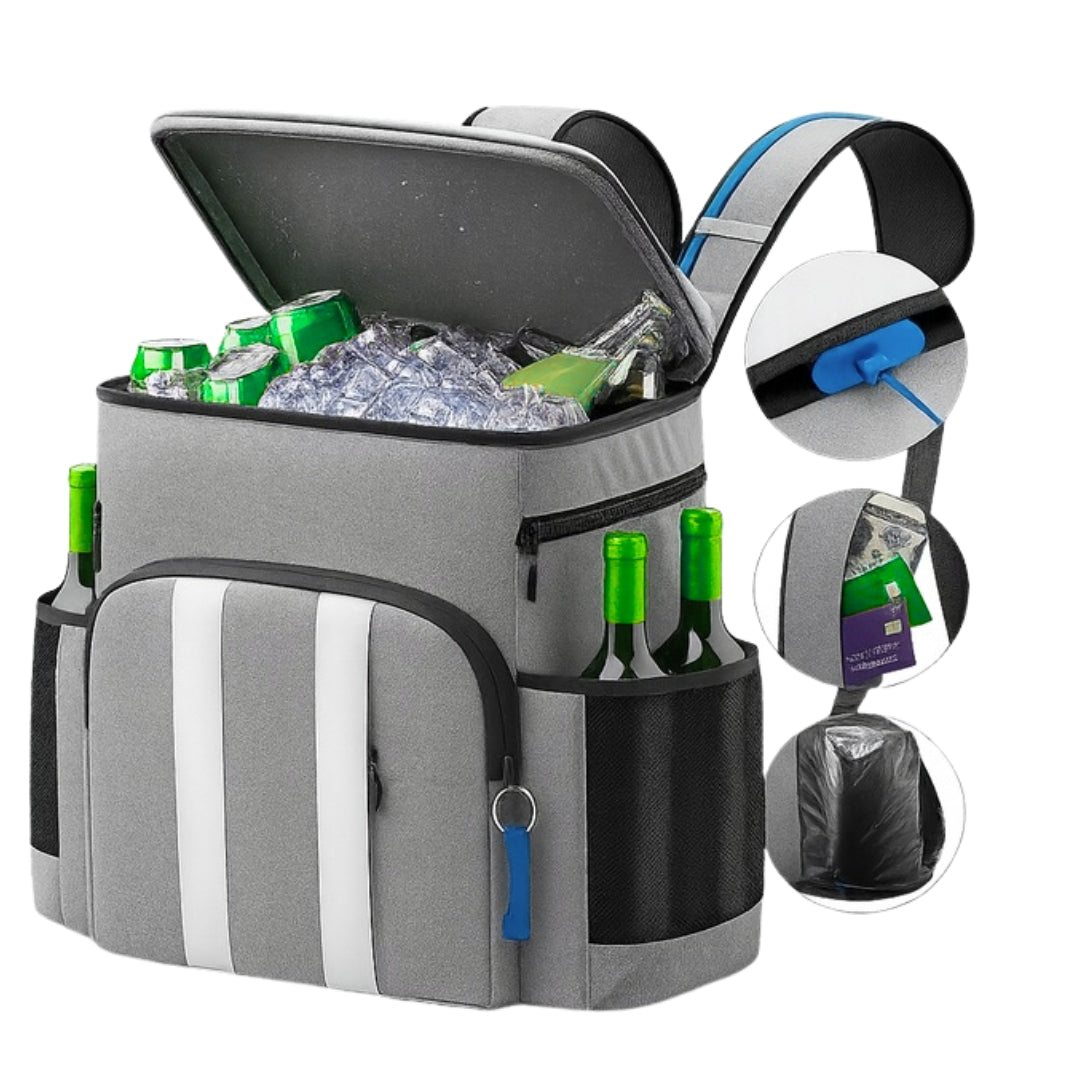 Thermal backpack for a picnic