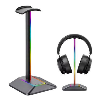 Gamingowy stojak uchwyt na słuchawki z podświetleniem RGB na biurko