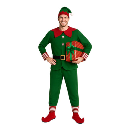 Strój męski - przebranie ELFA, SKRZAT, POMOCNIK MIKOŁAJA, 180cm - 5 częściowy