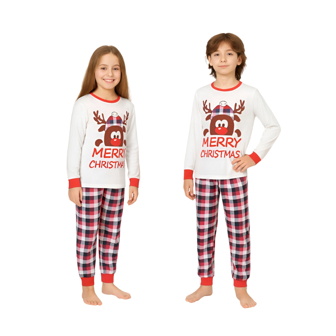 Pidżama dla młodzieży - ŚWIĄTECZNA - unisex - 140cm