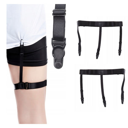 Szelki trzymające koszulę w spodniach, regulowane paski unisex do formalnych stylizacji – b2b allbag
