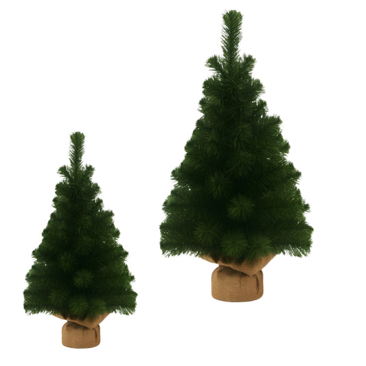 Sztuczna zielona choinka - 60cm - OZDOBA ŚWIĄTECZNA