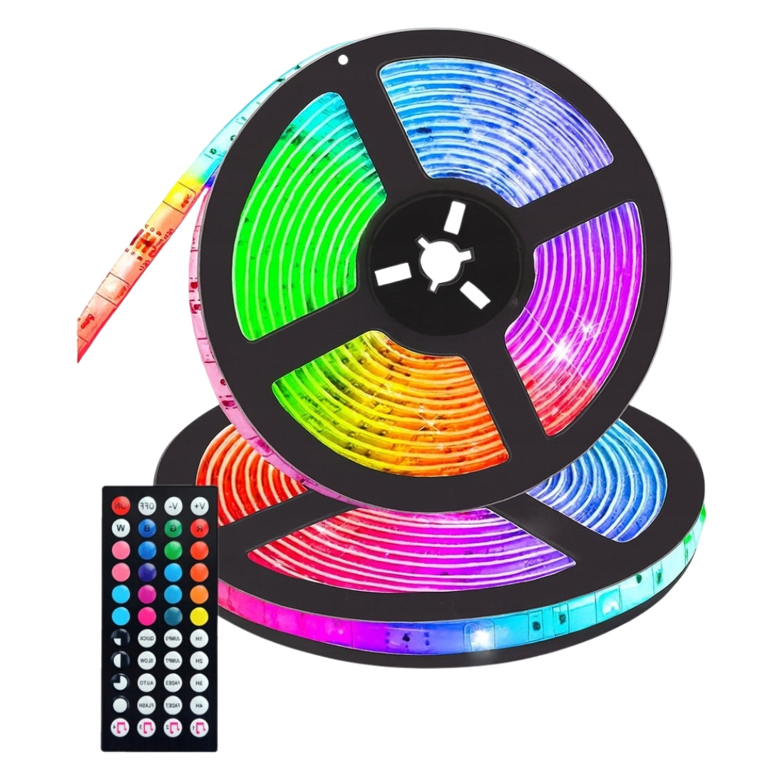 ZESTAW LED RGB - taśma LED, kontroler, zasilacz