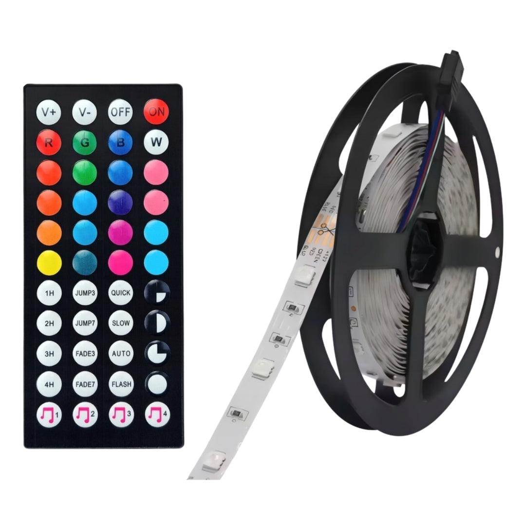 ZESTAW LED RGB - taśma LED, kontroler, zasilacz