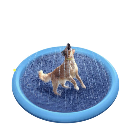 Zraszająca mata wodna dla psa i kota, chłodząca kurtyna do ogrodu dla zwierząt w upalne dni – b2b allbag
